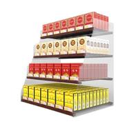 Espositore Sigarette - Organizzatore Per Sigarette Trapezoidale Da Parete/da Banco, Espositore Profumi, Espositore Per Vendita Al Dettaglio In Acrilico Trasparente, Espositore Per Caramelle(32.5x29x35