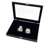 Espositore smaltato per spille, 20 x 15 x 4,5 cm, da appendere alla parete, espositore per spille da collezione, per spille, medaglie, badge, nastri, gioielli, confezione regalo