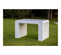 Espositore, tavolo, in polietilene BIG Mod. ZIP Dimensioni 116x67x h73 cm interno esterno resistente agli agenti atmosferici colore bianco bianco