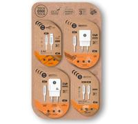 Espositore Tech One Tech Caricatori GaN e Cavi 4 Ganci 16 Prodotti