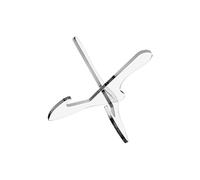 Espositore trasparente in poliacrilato con base rinforzata, grande spazio per la casa, facile da montare e salvaspazio, espositore modellato per più scenari