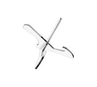 Espositore trasparente in poliacrilato con base rinforzata, grande spazio per la casa, facile da montare e salvaspazio, espositore modellato per più scenari