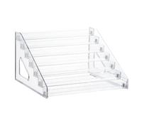 Espositore trasparente multistrato per organizzare statuine e vasi da fiori