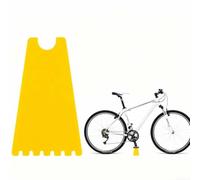 Espositore trasparente per biciclette pieghevoli, supporto compatto per parcheggio in resina plastica, facile da installare, supporto senza attrezzi per casa, negozio e showroom, lunghezza 14 cm