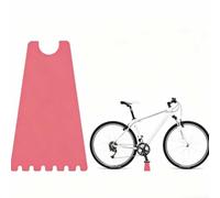 Espositore trasparente per biciclette pieghevoli, supporto compatto per parcheggio in resina plastica, facile da installare, supporto senza attrezzi per casa, negozio e showroom, lunghezza 14 cm (rosa