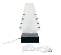 Espositore trasparente per plettro per chitarra, con base, espositore per plettro, in acrilico