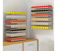 Espositore trasparente per sigarette - Organizzatore da parete e da bancone, spintore automatico per negozi e ristoranti, dimensioni 49,5 x 28,4 x 99 cm - soluzione di merchandising ideale