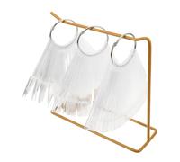 Espositore Unghie a Ventaglio con in Ferro 150 Pezzi | Trasparente, Punte Staccabili, Forme Multiple, Selezione Rapida Colori, per Valutazione Cliente e Tavolo