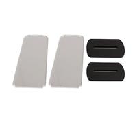 Espositore verticale per guantoni da boxe in acrilico da 2 pezzi, espositore per guantoni da boxe, porta guanti in acrilico (Nera)