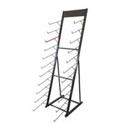 Espositore verticale per piastrelle, espositore obliquo per campioni di legno grandi da pavimento, ideale per esposizione di materiali da costruzione