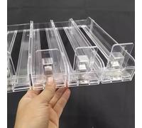 Espositori automatici per sigarette, confezione da 30 (6 x 32 cm), caricati a molla per un merchandising efficiente.