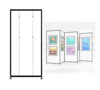 Espositori Autoportanti Per Mostre D'arte,Cavalletto Pittura,Portaposter Pieghevole,Pannello Espositivo Mobile,Supporto Poster,Mostre D'arte, Fiere Artigianali(1pcs,100 * 200cm/39.4 * 78.7in)