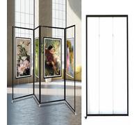 Espositori Autoportanti Per Mostre D'Arte, Pannello Espositivo Per Fiere Commerciali, Attaccaglie Per Quadri, Supporto Pieghevole E Portatile(3pcs,80x180cm/31.5x70.8in)