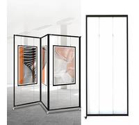 Espositori Autoportanti Per Mostre D'Arte, Pannello Espositivo Per Fiere Commerciali, Supporto Pieghevole E Portatile, Per Mostre D'arte E Marketing Commerciale(1pcs,100x250cm/39.4x98.4in)