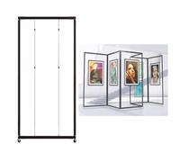 Espositori Autoportanti Per Mostre D'arte, Supporto Portatile Per Poster, Pieghevole Mobile Autoportante In Metallo, Per Calligrafia, Pittura E Pubblicità Fotografica(1pcs,100 * 200cm/39.4 * 78.7in)
