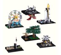 Espositori da parete grandi per mattoncini Lego, 32 x 24 borchie | Piastra di base per montaggio a parete per esposizione e conservazione di mattoni, 25,4 x 21 cm, borchie a doppia faccia 4,8