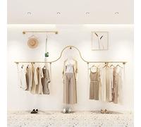 Espositori da parete in metallo, appendiabiti moderni e creativi per negozi al dettaglio e organizzazione di boutique