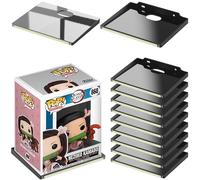 Espositori da parete per figure di anime Funko Pop, sporgenze con strisce fluorescenti al buio, scaffali da collezione per action figure, sala giochi, mini oggetti da collezione, contiene fino a 0,9