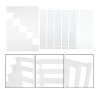 Espositori espositori espositore acrilico di bell'aspetto scala trasparente