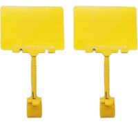 Espositori for cartelli girevoli con lavagne A6 riutilizzabili, ideali for supermercati, bancarelle di frutta e negozi abbigliamento(Yellow Board)