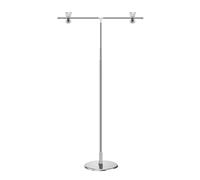 Espositori for poster a forma di T o a L regolabili in altezza for supporto pubblicitario da pavimento, tavolo, con chiusura a scatto(30cm B)