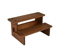 Espositori per alzate in legno: supporto rustico a più livelli, scaffale da | Espositore a più livelli - Espositore da banco rustico, portagioielli per profumi per negozio di dolci da cucina