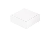 Espositori per Collane White Leather Pendant Necklace Chain Jewellery Display Stand Mannequin Holder Rack Bracelet Earrings Ring Counter Organizer(Block 11x11x4cm)