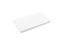 Espositori per Collane White Leather Pendant Necklace Chain Jewellery Display Stand Mannequin Holder Rack Bracelet Earrings Ring Counter Organizer(Block 20x38x2.5cm)