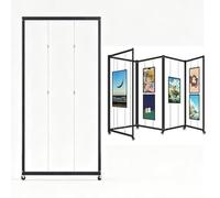 Espositori Per Mostre D'Arte,Supporto Poster Con Ruote,Espositore A Cavalletto Grande,Pubblicitario Da Pavimento A Terra,Supporti Presentazioni,Pannello Espositivo Mobile(5pcs,60*160cm/23.6*63in)