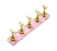 Espositori per nail art iridescenti Disegni multipli tra cui cuore e stella in acrilico altamente trasparente per uso professionale per la pratica delle unghie
