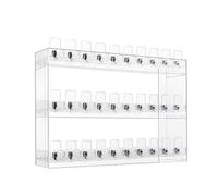 Espositori Per Negozi Sigarette - Espositore Per Sigarette Montato A Parete, Espositore In Acrilico, Espositore Portatile Per Sigarette Trasparenti, Con Spingi Sigarette Automatico(56x10x86cm)