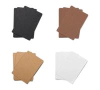 Espositori per orecchini, Orecchini Collane Display Cards 500pz Multicolor(Black)