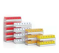 Espositori per Vendita al Dettaglio Impermeabili | Cremagliera Automatica | Divisorio Porta fiammiferi Trasparente per controsoffitto e Parete | Vetrina del Negozio (67,5x18,2x69 cm)