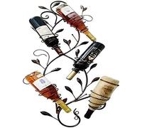 Espositori per vino in stile rustico da appendere alla parete espositori per vino Ristorante Wall Wine Display Rack Creativo Home Wine Display Rack Decorazione Sottosopra Stoccaggio B1