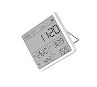 Esposizione LCD dell'interno del misuratore di umidità del supporto della | Letture minime e frontalino per 86 dimensioni pannello lettura climatica, bianco