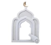 Esposizione Modello Torre della Moschea | Ramadans Eid Home Decors con Moschea Torre Ornamento Decorativo per Tavolo Libreria e Home Office