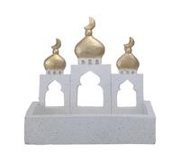Esposizione Modello Torre della Moschea | Ramadans Eid Home Decors con Moschea Torre Ornamento Decorativo per Tavolo Libreria e Home Office