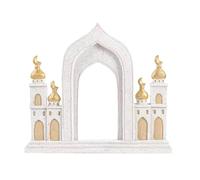 Esposizione Modello Torre della Moschea | Ramadans Eid Home Decors con Moschea Torre Ornamento Decorativo per Tavolo Libreria e Home Office