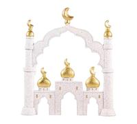 Esposizione Modello Torre della Moschea | Ramadans Eid Home Decors con Moschea Torre Ornamento Decorativo per Tavolo Libreria e Home Office