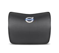 EsprAL 2PCS Auto Pelle Sedile Poggiatesta, per Volvo C40 XC40 XC60 XC90 S60 S90 Supporto per Il Collo Comodo Traspiranti Regolabili Cuscino cervicale Car Accessorio,A/Black-1PCS