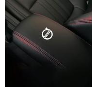 EsprAL Auto Pelle Console Centrale Copribraccioli, per Volvo V40 2013-2019 Bracciolo Scatola Impermeabile Antiscivolo Protezione Accessori,C/Red-2013-2019