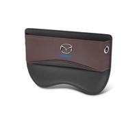EsprAL Auto Pelle Seat Gap Storage Box, per Mazda 3 5 6 CX-3 CX-30 CX-5 CX-7 CX-8 CX-9 MX-5 Car Console Laterale Portaoggetti Tasca Multifunzionale Organizzatore sedili Accessori,D/Brown