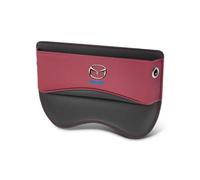 EsprAL Auto Pelle Seat Gap Storage Box, per Mazda 3 5 6 CX-3 CX-30 CX-5 CX-7 CX-8 CX-9 MX-5 Car Console Laterale Portaoggetti Tasca Multifunzionale Organizzatore sedili Accessori,C/Red