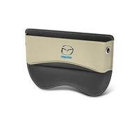 EsprAL Auto Pelle Seat Gap Storage Box, per Mazda 3 5 6 CX-3 CX-30 CX-5 CX-7 CX-8 CX-9 MX-5 Car Console Laterale Portaoggetti Tasca Multifunzionale Organizzatore sedili Accessori,B/Beige