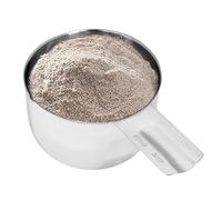 espreso in acciaio - 186,5 g - Misurino da 186,5 g grande capacità pala, misuratore singolo con | Utensili in metallo tazze per grani di caffè proteine spezie altri prodotti secchi