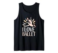 Espressione del Movimento I Love Ballet Dance Canotta