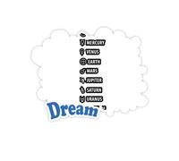Espressione Star Sun System Adesivi Citazione Sogno Decalcomanie in Vinile