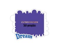 Espressionismo Innovazione Arte Adesivi Citazione Sogno Decalcomanie in Vinile