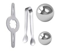 Espresso ballChiller - coffeeIce ballMold, Stainless Steel coffeeChilling Sphere, Durable Tool, Multi Use Beverage Accessory | Espresso ballChiller For Whiskey coffeeCocktails, Fast Chil