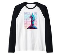 Espresso First, Hallelujah After caffè Chiesa Maglia con Maniche Raglan